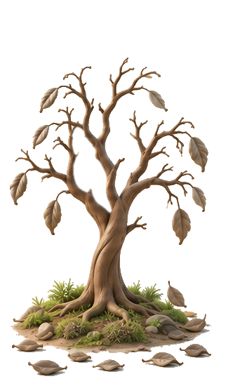 Dry tree