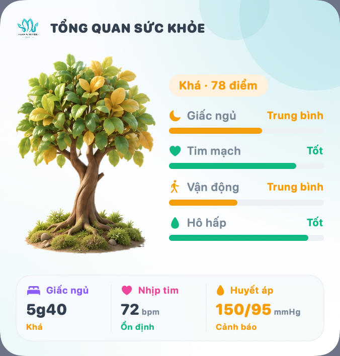 Widget: cây hồi phục